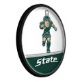 Michigan State Spartans Sparty - Oval Slimline Lighted Wall Sign