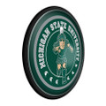 Michigan State Spartans Sparty - Round Slimline Lighted Wall Sign