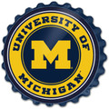 Michigan Wolverines Bottle Cap Wall Sign | The Fan-Brand | NCMICH-210-01