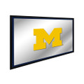 Michigan Wolverines Framed Mirrored Wall Sign