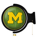 Michigan Wolverines On the 50 - Rotating Lighted Wall Sign | The Fan-Brand | NCMICH-115-22
