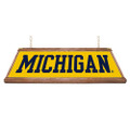 Michigan Wolverines Premium Wood Pool Table Light - Maize