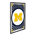 Michigan Wolverines Team Spirit, M - Framed Mirrored Wall Sign