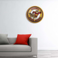 Minnesota Golden Gophers Goldy - Modern Disc Wall Sign - Gold Frame