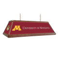 Minnesota Golden Gophers Premium Wood Pool Table Light - Maroon | The Fan-Brand | NCMINN-330-01A