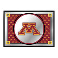 Minnesota Golden Gophers Team Spirit - Framed Mirrored Wall Sign - Maroon | The Fan-Brand | NCMINN-265-02B