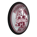 Mississippi State Bulldogs Mascot - Round Slimline Lighted Wall Sign