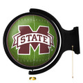 Mississippi State Bulldogs On the 50 - Rotating Lighted Wall Sign | The Fan-Brand | NCMSST-115-22