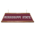 Mississippi State Bulldogs Premium Wood Pool Table Light - Maroon / Bell Logo