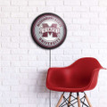 Mississippi State Bulldogs Round Slimline Lighted Wall Sign