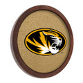 Missouri Tigers Faux Barrel Framed Cork Board - Color Logo