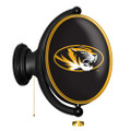 Missouri Tigers Original Oval Rotating Lighted Wall Sign - Black | The Fan-Brand | NCMISU-125-01A