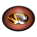 Missouri Tigers Pigskin - Oval Slimline Lighted Wall Sign | The Fan-Brand | NCMISU-140-21