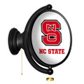 NC State Wolfpack Original Oval Rotating Lighted Wall Sign | The Fan-Brand | NCNCST-125-01