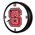 NC State Wolfpack Retro Lighted Wall Clock