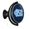 North Carolina Tar Heels Original Oval Rotating Lighted Wall Sign - Navy