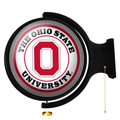 Ohio State Buckeyes Block O - Original Round Rotating Lighted Wall Sign | The Fan-Brand | NCOHST-115-01