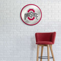 Ohio State Buckeyes Modern Disc Mirrored Wall Sign