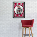 Ohio State Buckeyes Team Spirit, Mascot - Framed Mirrored Wall Sign