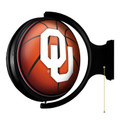 Oklahoma Sooners Basketball - Original Round Rotating Lighted Wall Sign