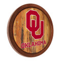 Oklahoma Sooners Faux Barrel Top Sign