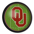 Oklahoma Sooners On the 50 - Slimline Lighted Wall Sign | The Fan-Brand | NCOKLA-130-22