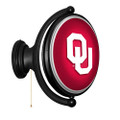 Oklahoma Sooners Original Oval Rotating Lighted Wall Sign