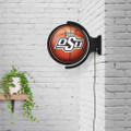 Oklahoma State Cowboys Basketball - Original Round Rotating Lighted Wall Sign