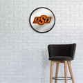 Oklahoma State Cowboys Modern Disc Mirrored Wall Sign