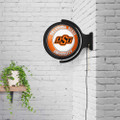 Oklahoma State Cowboys Original Round Rotating Lighted Wall Sign