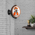 Oklahoma State Cowboys Pete - Original Oval Rotating Lighted Wall Sign