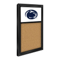 Penn State Nittany Lions Cork Note Board - Black Frame / White