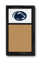 Penn State Nittany Lions Cork Note Board - Black Frame / White | The Fan-Brand | NCPNST-640-01A