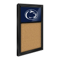 Penn State Nittany Lions Cork Note Board - Blue / Black Frame