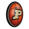 Purdue Boilermakers Basketball - Round Slimline Lighted Wall Sign
