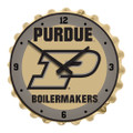 Purdue Boilermakers Bottle Cap Wall Clock - Gold | The Fan-Brand | NCPURD-540-01B