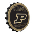 Purdue Boilermakers Bottle Cap Wall Sign - Black