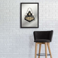 Purdue Boilermakers Special - Framed Mirrored Wall Sign - Black Edge