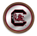 South Carolina Gamecocks Faux Barrel Top Mirrored Wall Sign | The Fan-Brand | NCSCGC-245-01