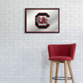 South Carolina Gamecocks Framed Mirrored Wall Sign