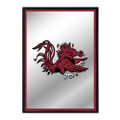 South Carolina Gamecocks Mascot - Framed Mirrored Wall Sign | The Fan-Brand | NCSCGC-275-01