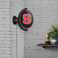 Syracuse Orange Original Oval Rotating Lighted Wall Sign - Blue
