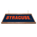 Syracuse Orange Premium Wood Pool Table Light - Blue