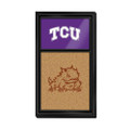 TCU Horned Frogs Cork Note Board | The Fan-Brand | NCTCUH-640-02