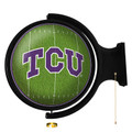 TCU Horned Frogs On the 50 - Rotating Lighted Wall Sign | The Fan-Brand | NCTCUH-115-22