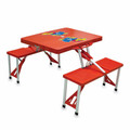 Kansas Jayhawks Folding Picnic Table | Picnic Time | 811-00-139-244-0