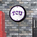 TCU Horned Frogs Retro Lighted Wall Clock