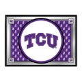 TCU Horned Frogs Team Spirit - Framed Mirrored Wall Sign - Purple | The Fan-Brand | NCTCUH-265-02B