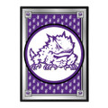 TCU Horned Frogs Team Spirit, Mascot - Framed Mirrored Wall Sign | The Fan-Brand | NCTCUH-275-02