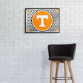 Tennessee Volunteers Team Spirit - Framed Mirrored Wall Sign - Mirrored